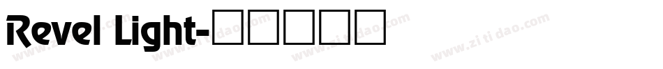 Revel Light字体转换